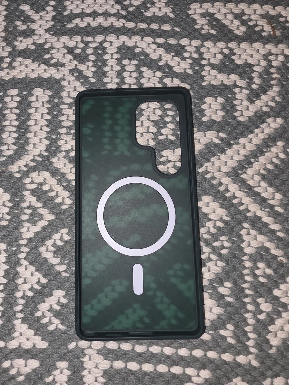 Galaxy S25 Plus MagSafe-Compatible Dark Green Silicone Phone Case